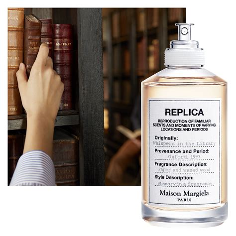 replica whispers in the library perfume|margiela whispers in the library.